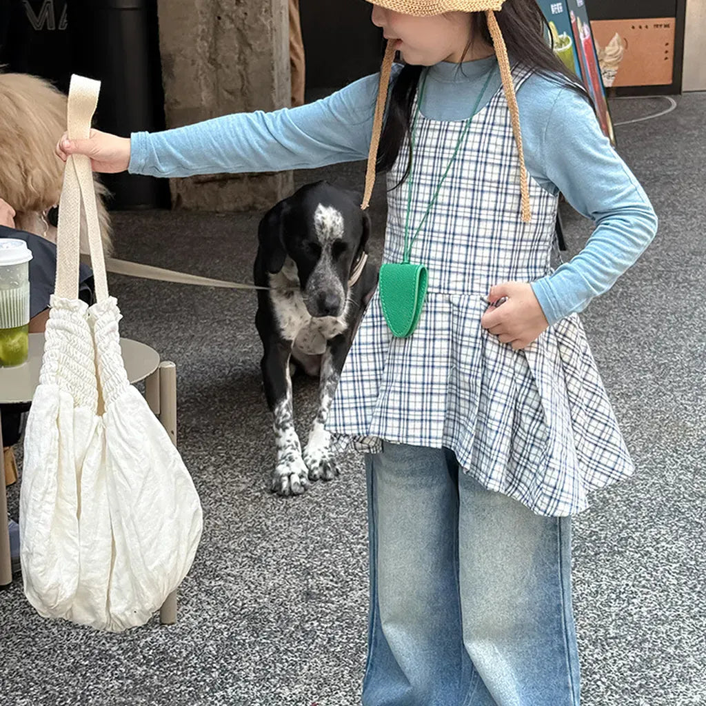 タンクトップ・キャミソール・ノースリーブトップス チェック柄キャミソール 裾フリルフレアトップス【mh0011058】