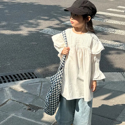 デニムパンツ ルーズストレートデニムパンツ ウエストゴム ワイドシルエットパンツ【mh0011062】