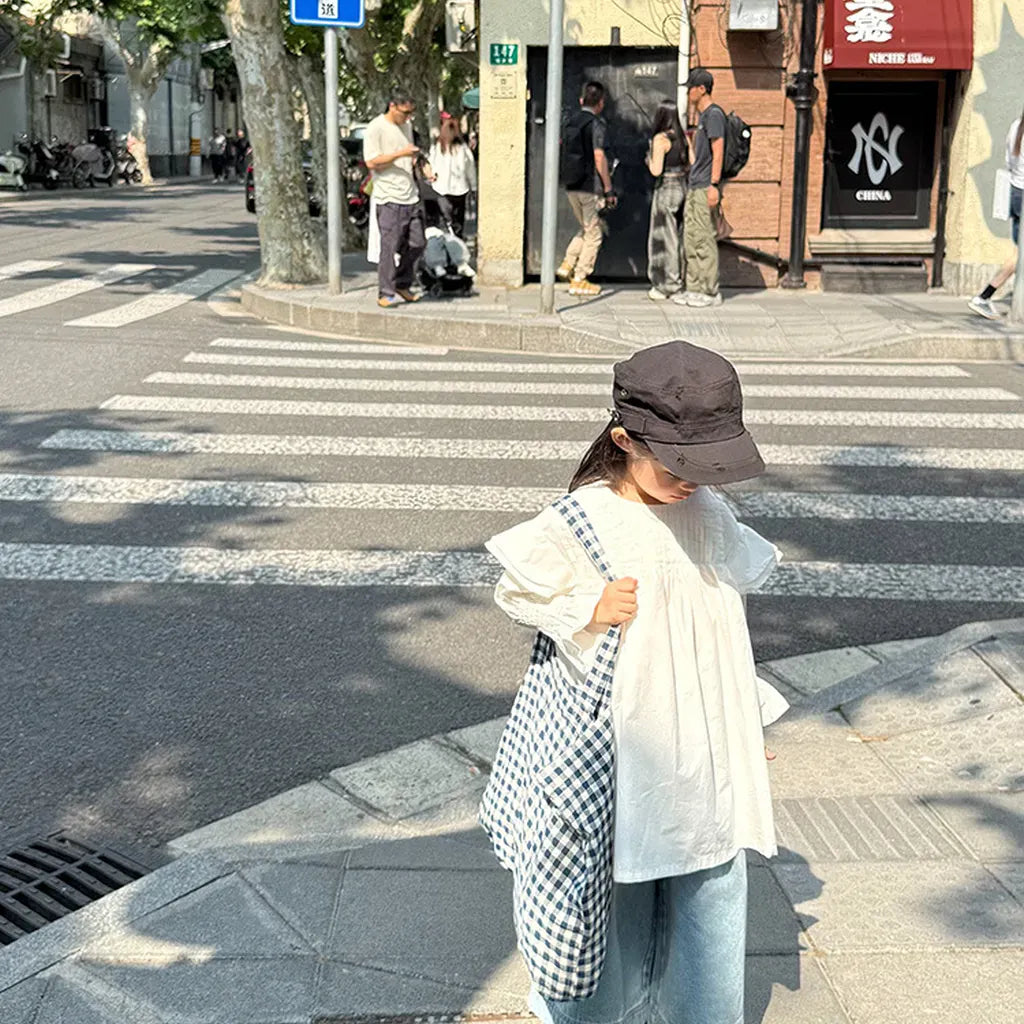 デニムパンツ ルーズストレートデニムパンツ ウエストゴム ワイドシルエットパンツ【mh0011062】