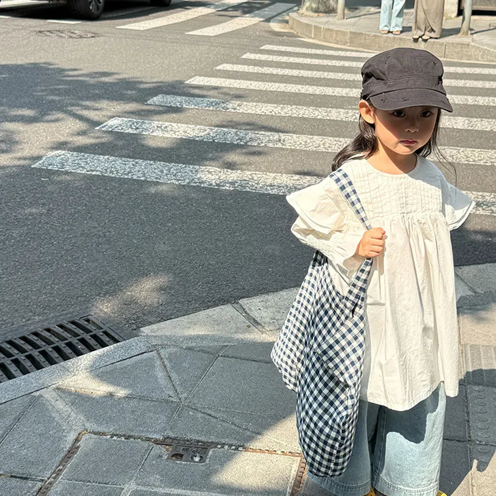 デニムパンツ ルーズストレートデニムパンツ ウエストゴム ワイドシルエットパンツ【mh0011062】