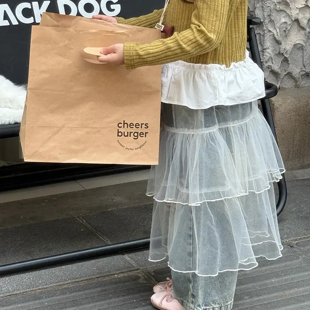 デニムパンツ ダメージ加工ワイドデニムパンツ クラッシュデニム ジーンズ【mh0011063】