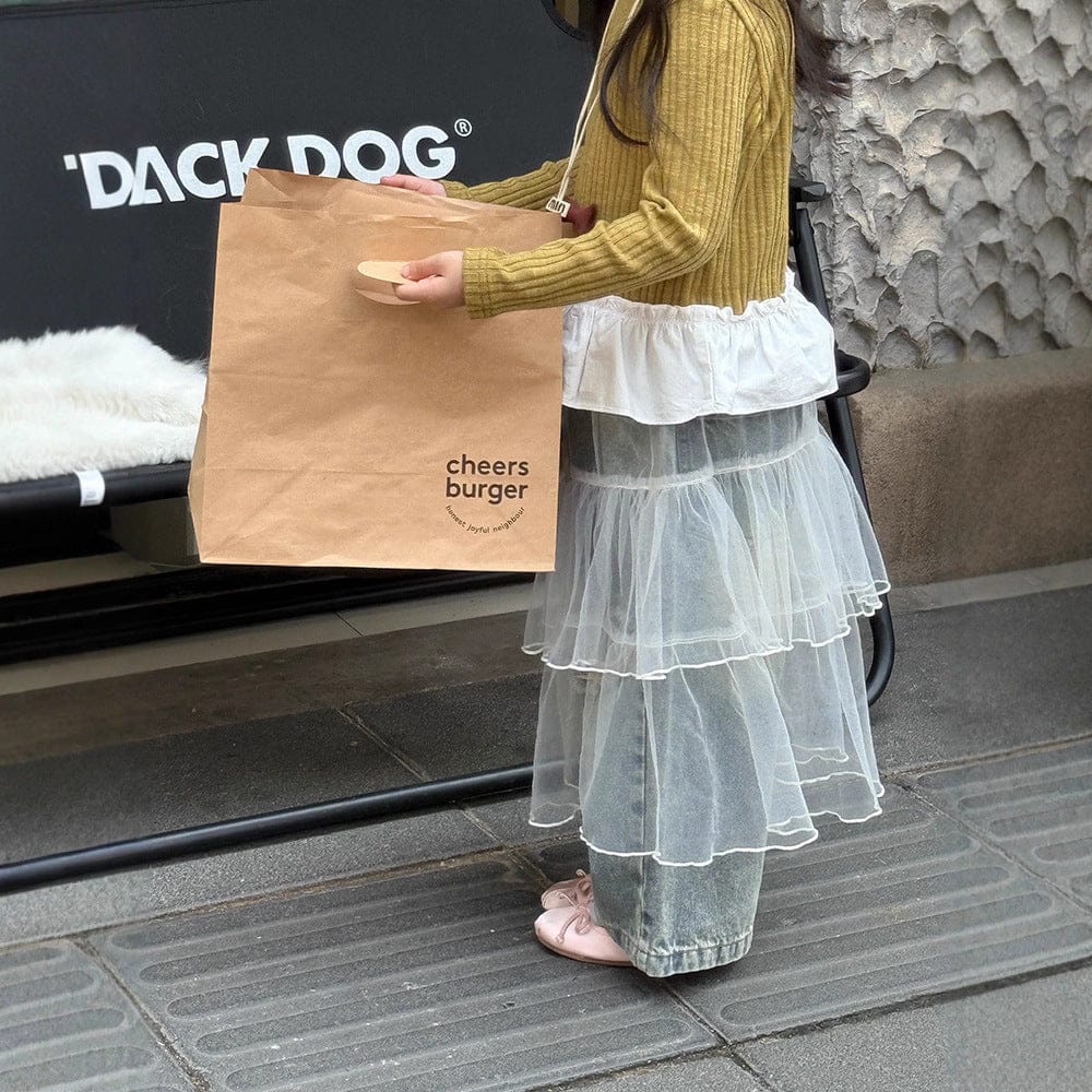 デニムパンツ ダメージ加工ワイドデニムパンツ クラッシュデニム ジーンズ【mh0011063】