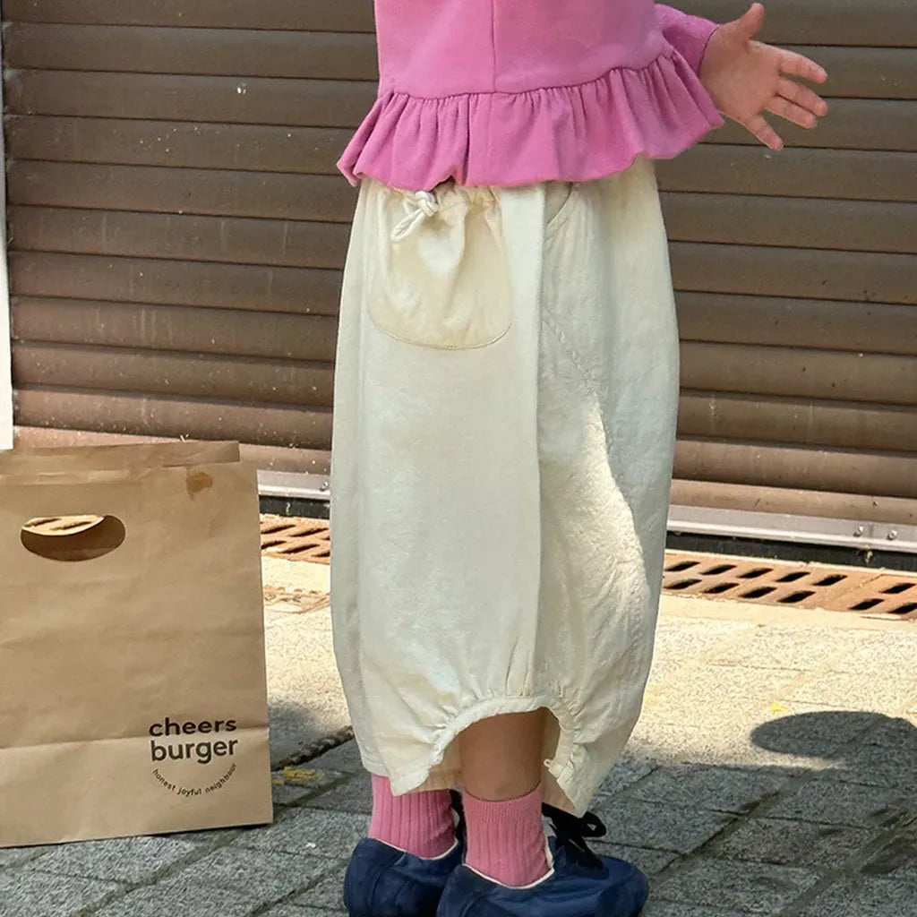 ロングパンツ・スウェットパンツ ワイドシルエットパンツ 裾絞りバルーンパンツ イージーパンツ【mh0011067】