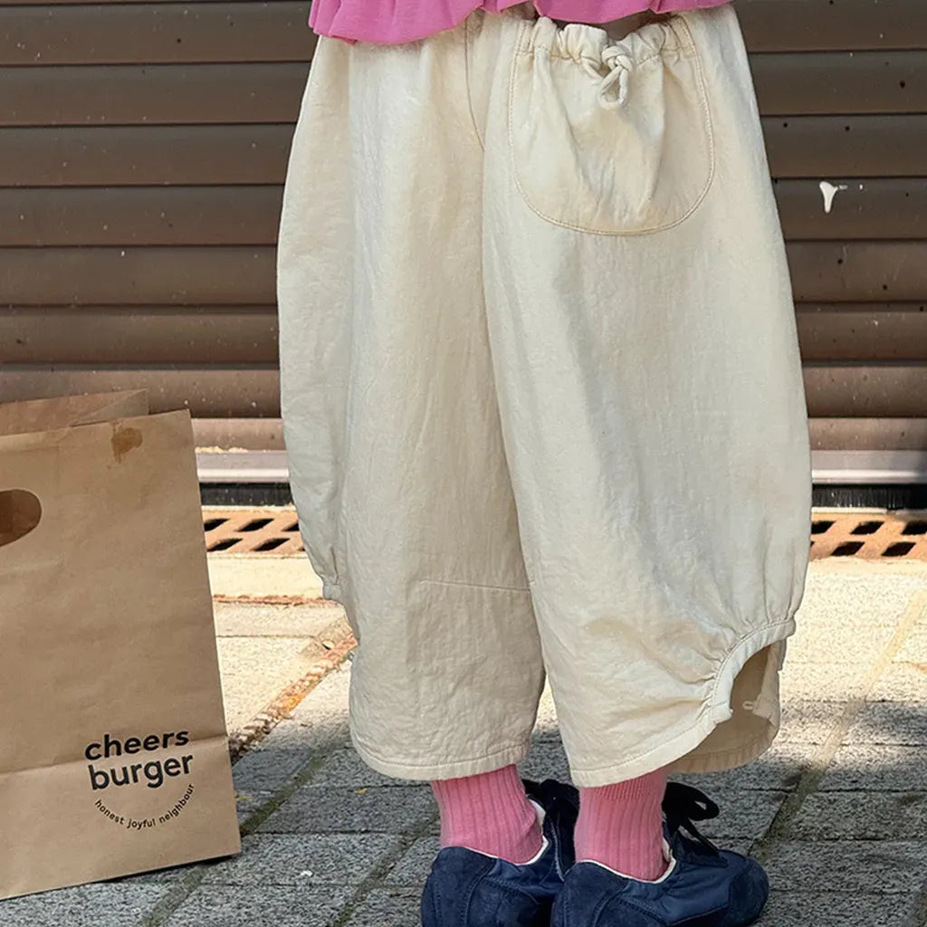 ロングパンツ・スウェットパンツ ワイドシルエットパンツ 裾絞りバルーンパンツ イージーパンツ【mh0011067】