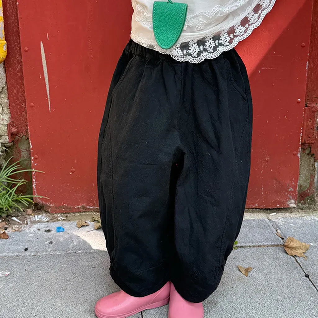 ロングパンツ・スウェットパンツ ワイドシルエットパンツ 裾絞りバルーンパンツ イージーパンツ【mh0011067】