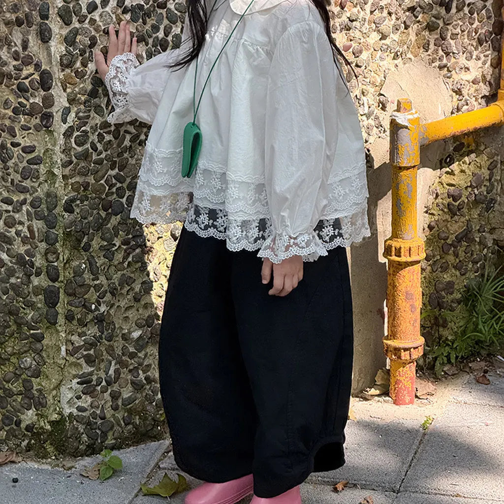 ロングパンツ・スウェットパンツ ワイドシルエットパンツ 裾絞りバルーンパンツ イージーパンツ【mh0011067】