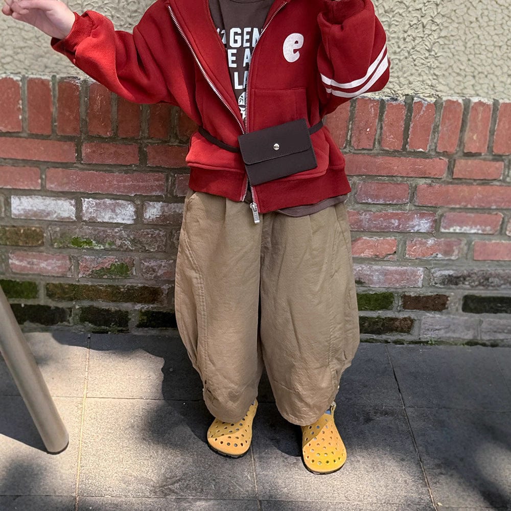 ロングパンツ・スウェットパンツ ワイドシルエットパンツ 裾絞りバルーンパンツ イージーパンツ【mh0011067】