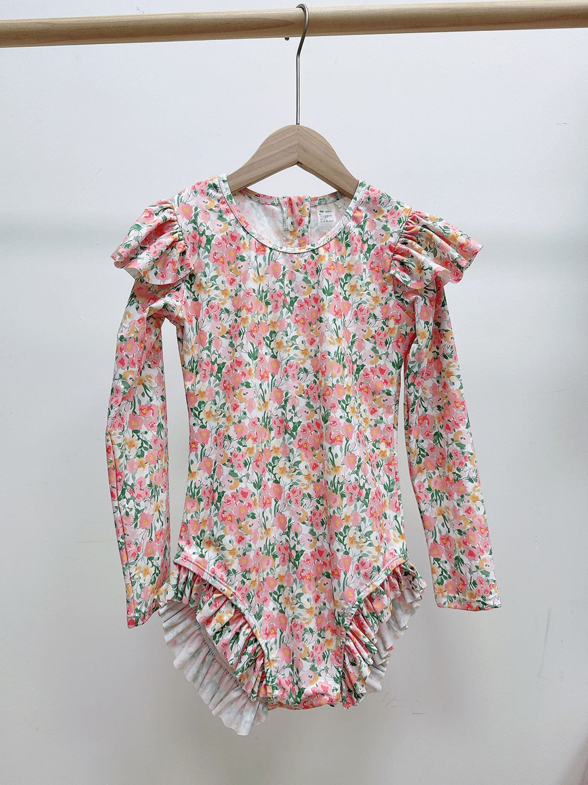 ベビー用水着 Monet's Garden / 140 ジュニアガールズ水着 長袖ワンピーススイムウェア ラッシュガード【mh0009333】