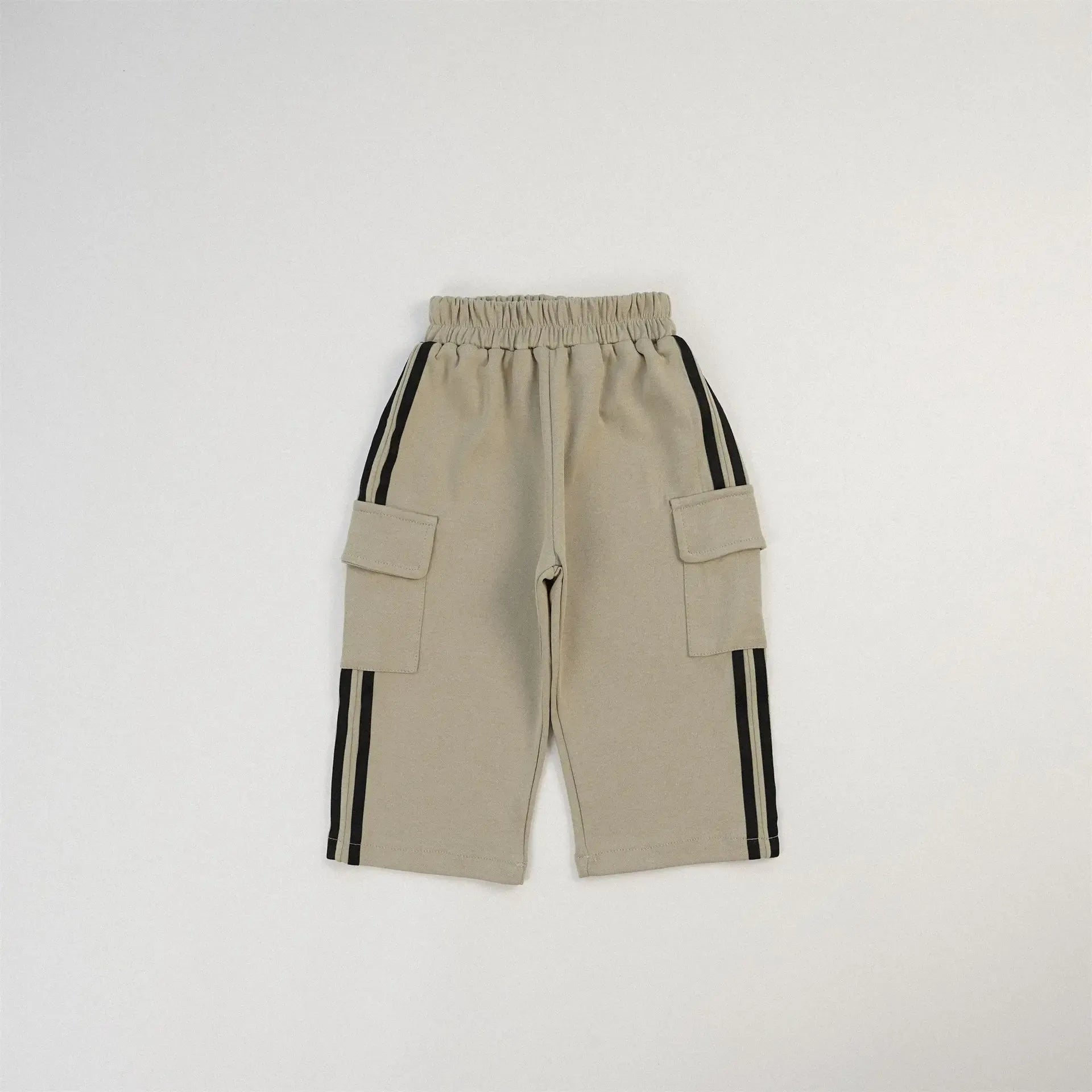 ロングパンツ・スウェットパンツ Moss Green / 24M  90CM キッズパンツ サイドラインスウェットカーゴパンツ スポーツパンツ 8カラー【mh0006965】