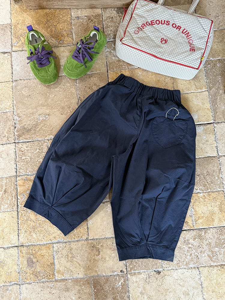 ロングパンツ・スウェットパンツ Navy / 90cm タックバルーンバレルパンツ【mh0011039】