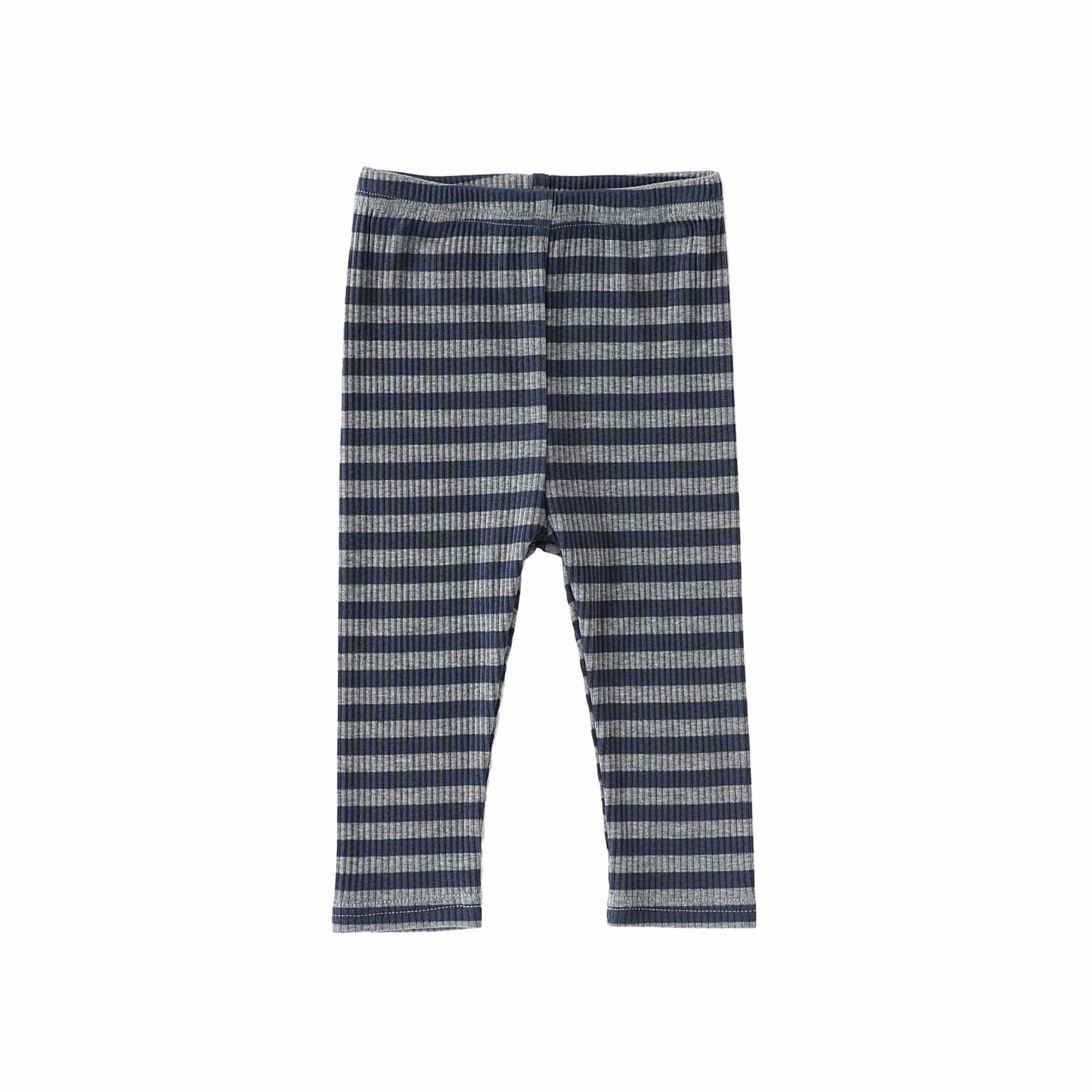 ロンパースセットアップ Navy Pants / 66cm ボーダー長袖ロンパース/ロングパンツ【mh0010730】