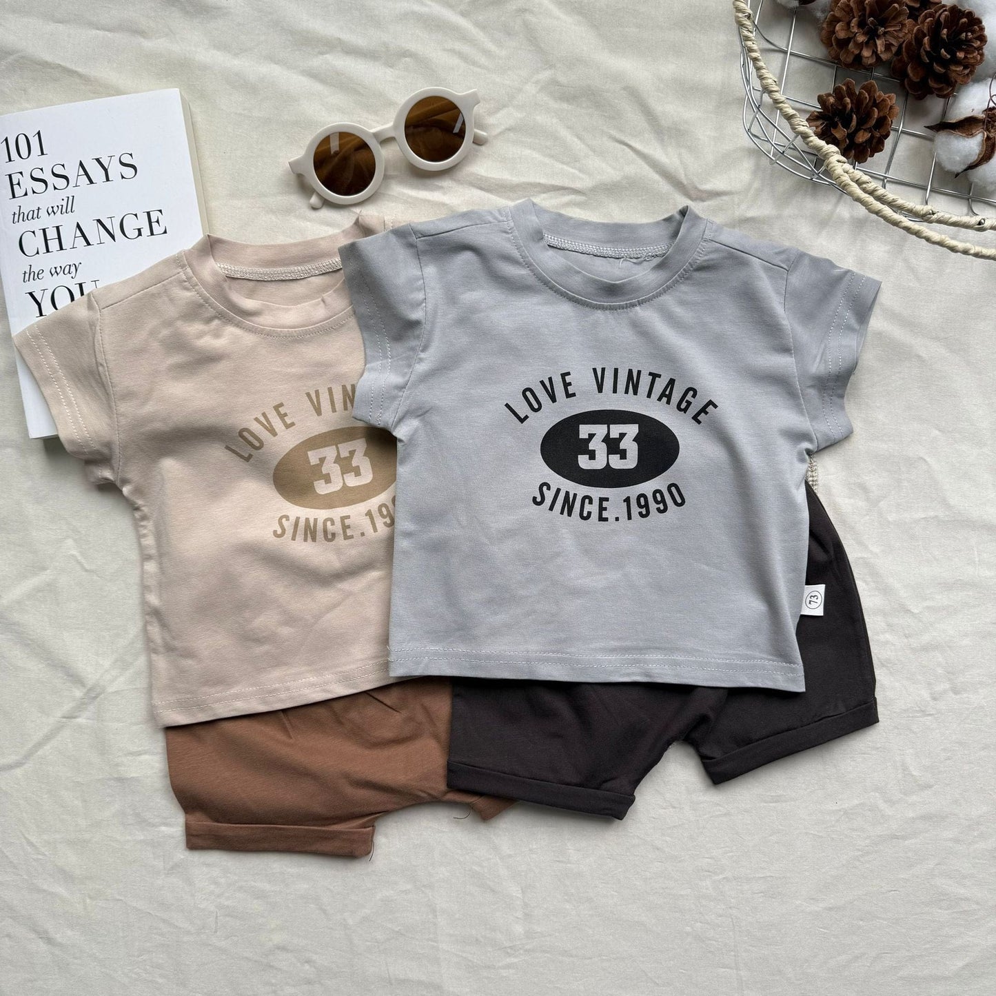 半袖セットアップ number 33 short-sleeved shorts suit【mh0009528】