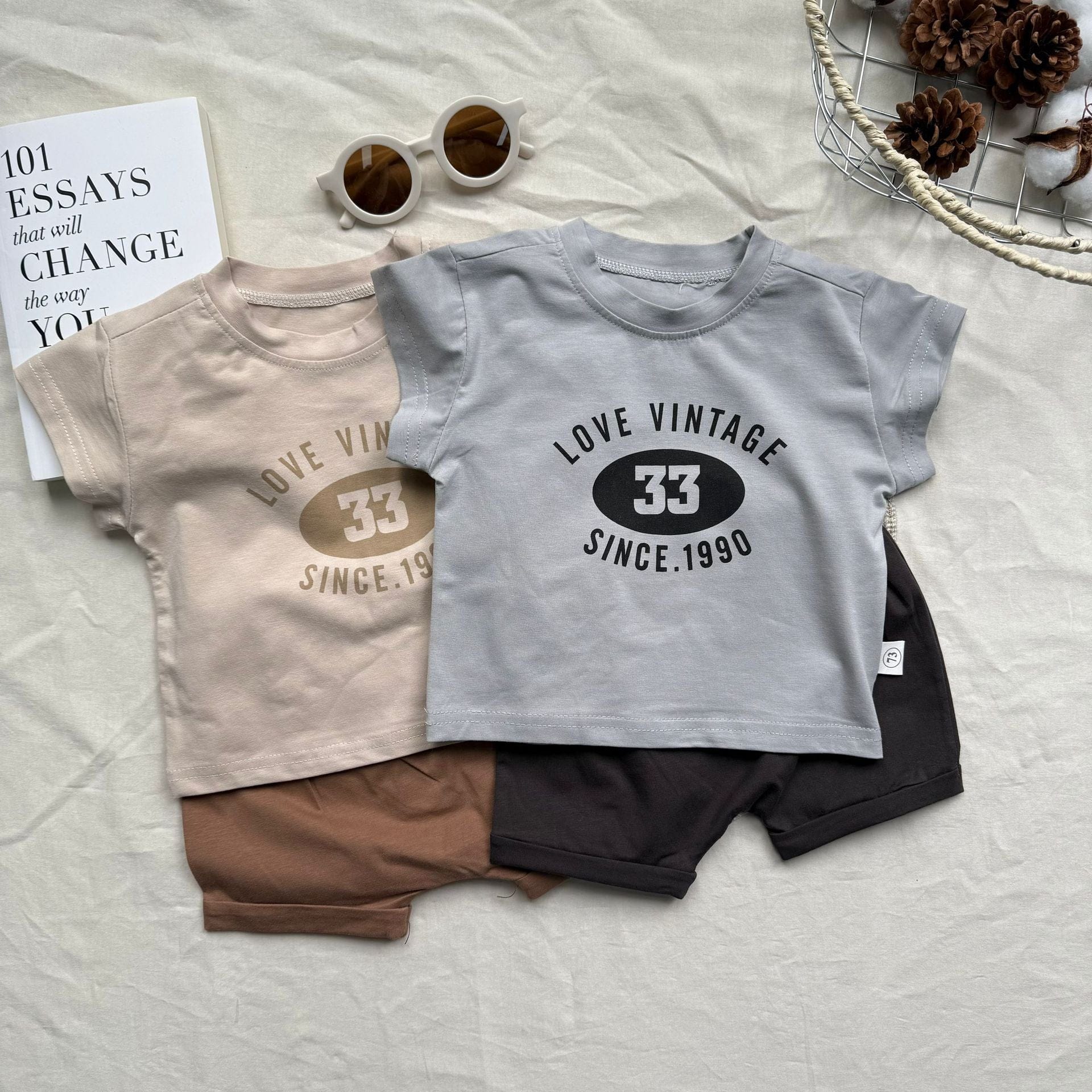 半袖セットアップ number 33 short-sleeved shorts suit【mh0009528】