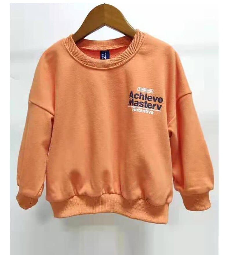 トレーナー・フーディ Orange / 12M/80cm キッズ レター ロゴ トップス【mh0000150】