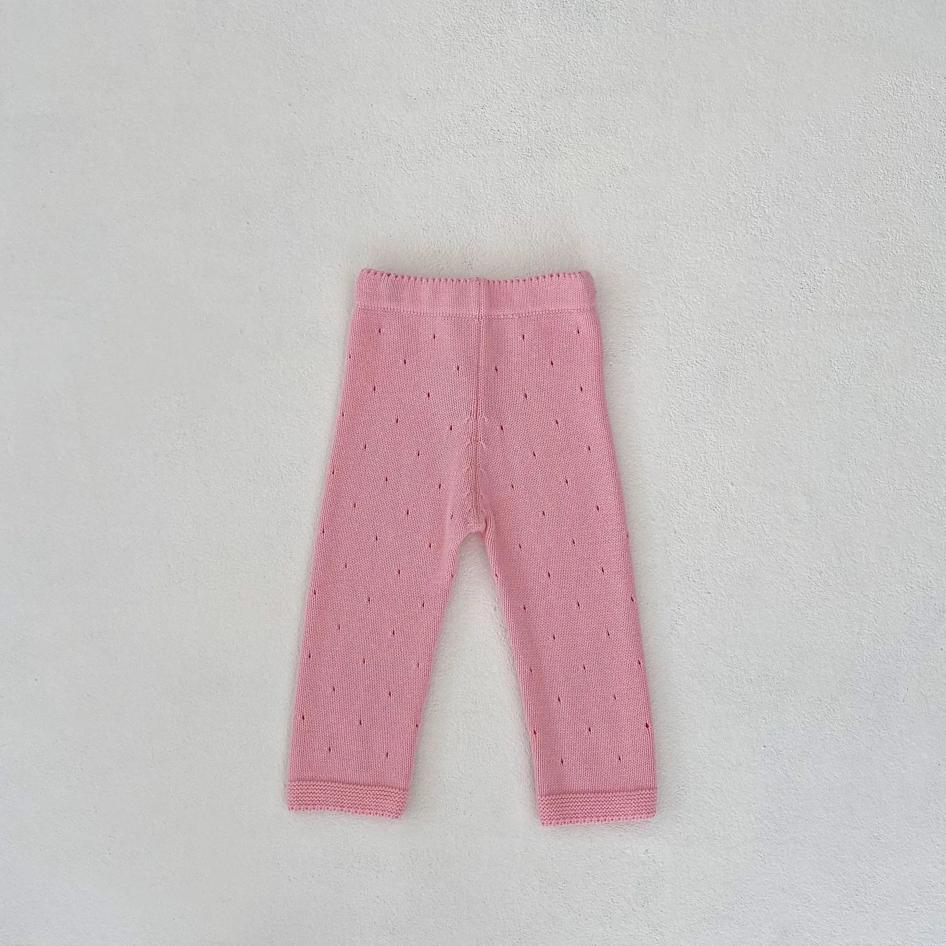 カーディガン・パーカー pant / 66cm ベビー カーディガン レギンスパンツ ボンネット 単品 レースニット 帽子 ピンク ガールズ 女の子 子供服 7809