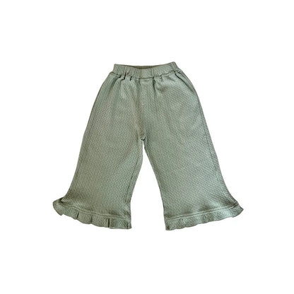 ロングパンツ・スウェットパンツ pants / 2T  90cm キッズトップス パンツ ニットノースリーブベスト プリント長袖 Tシャツ ワイドレッグパンツ【mh0004418】