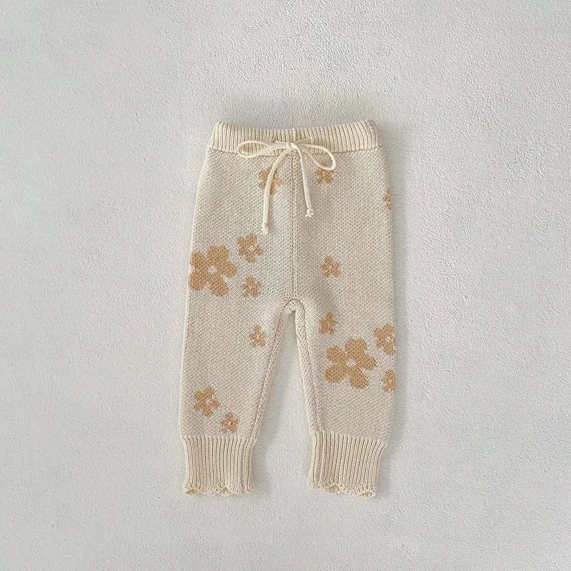 ニット・セーター pants / 66cm ベビーセットアップ ニットカーディガン パンツ ニット帽 ソックス