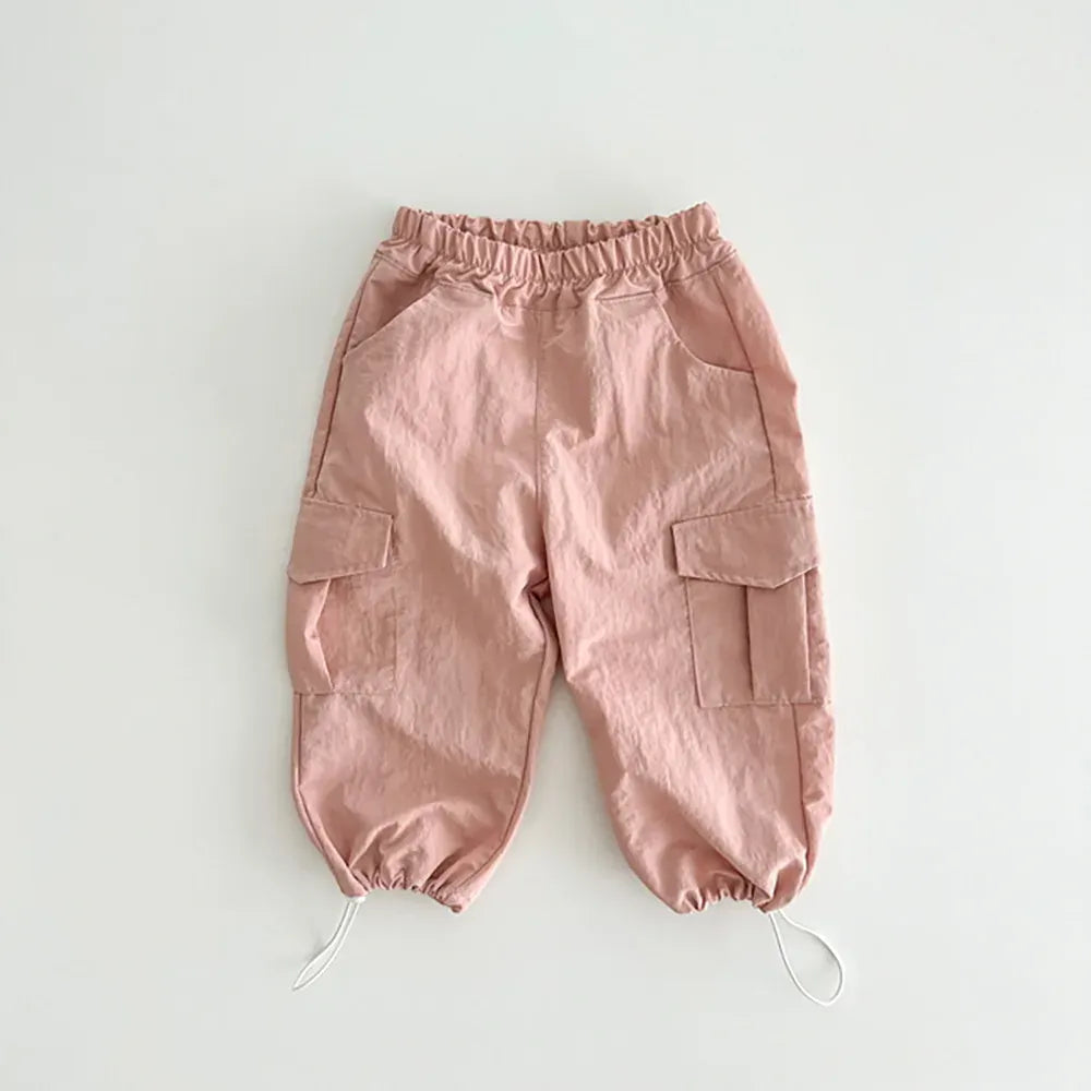 ロングパンツ・スウェットパンツ pink / 80cm キッズパンツ ルーズ カーゴパンツ ロングパンツ 4カラー