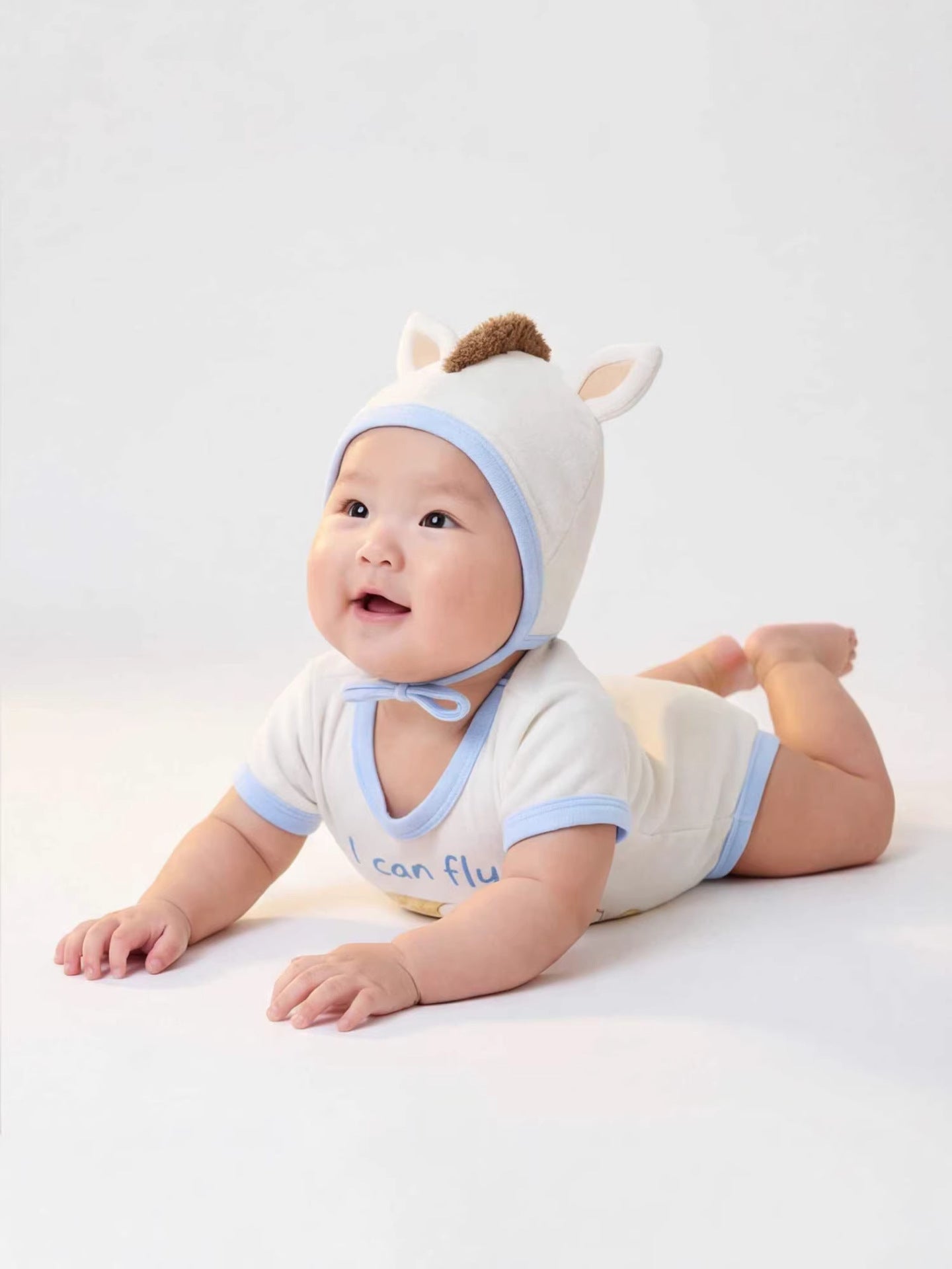 半袖ロンパース Pony Shape Summer Baby Jumpsuit ポニーデザイン 半袖 ロンパース【mh0012234】