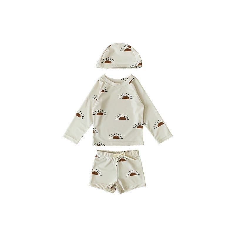 ベビー用水着 split swimsuit sun / 80 ボーイズ水着 長袖セパレートスイムウェア ラッシュガード【mh0009358】