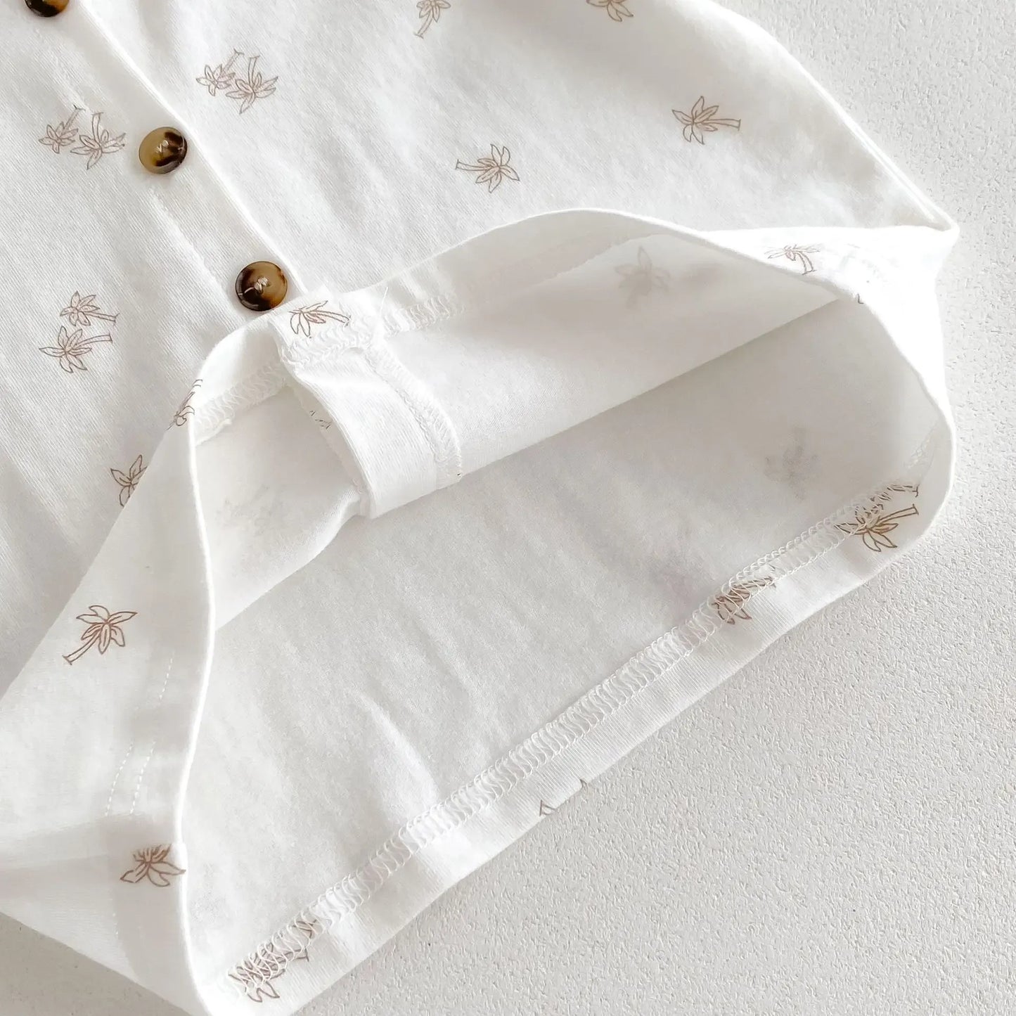 半袖パジャマ キッズパジャマセット 半袖Tシャツ+ショートパンツ ヤシの木プリント ルームウェア 2カラー