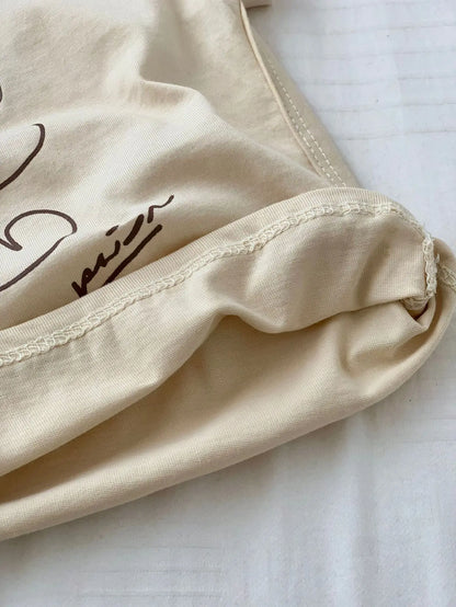 半袖セットアップ キッズトップス/パンツ 半袖プリントTシャツ/バルーンショートパンツ パンブレッドプリント 2カラー【mh0005454】