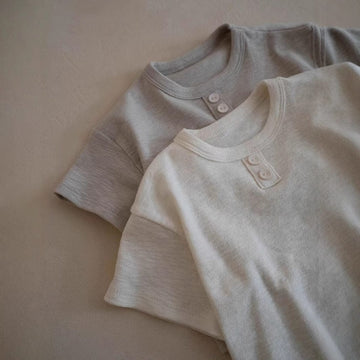 半袖セットアップ シンプルデイリー半袖Tシャツ+ショートパンツセットアップ 2点セット【mh0009426】