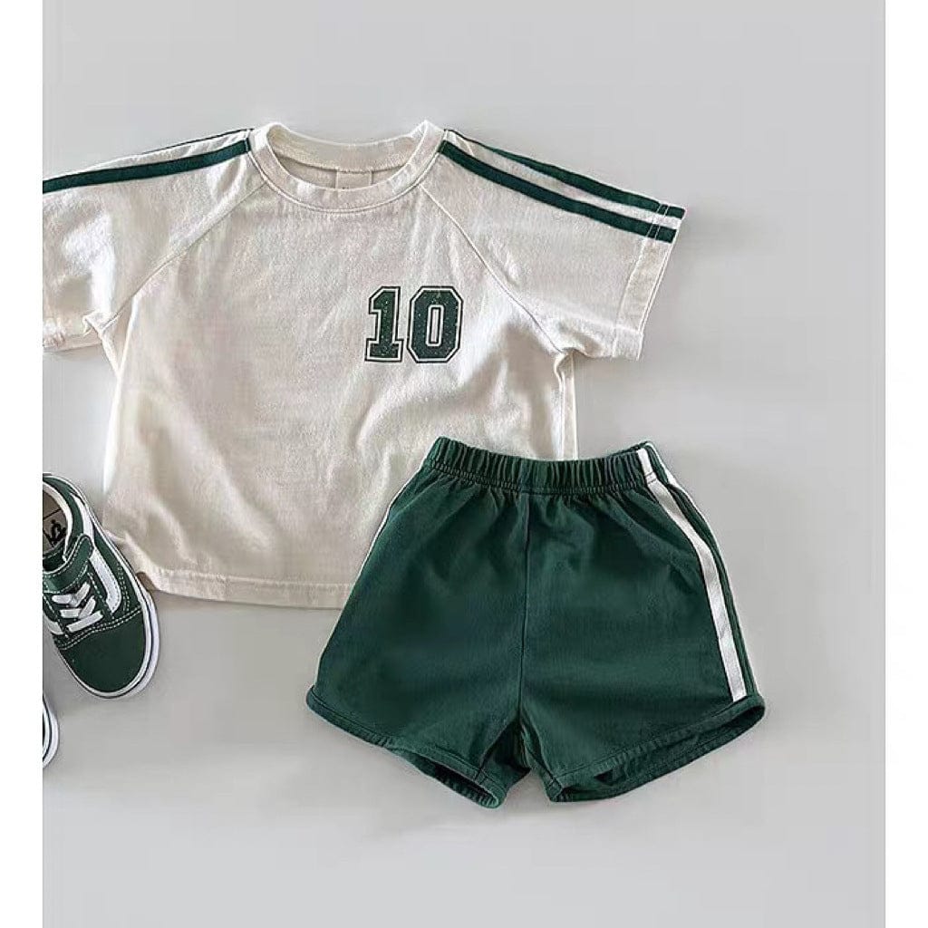 半袖セットアップ 半袖Tシャツ+ショートパンツ スポーツセットアップ 2点セット【mh0010354】