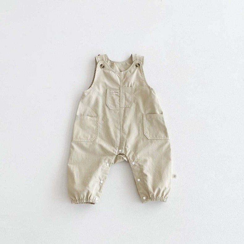 長袖セットアップ ボーダーTシャツ+オーバーオールセットアップ2点セットサロペット【mh0010918】