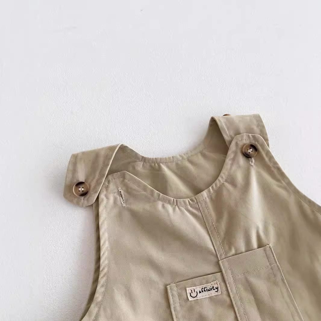 長袖セットアップ ボーダーTシャツ+オーバーオールセットアップ2点セットサロペット【mh0010918】