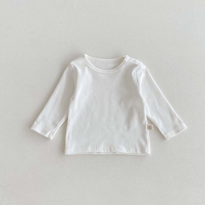 長袖セットアップ くま刺繍デニムサロペット+長袖Tシャツセットアップ 2点セット【mh0010922】