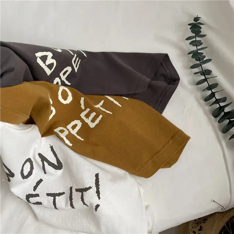 タンクトップ・キャミソール・ノースリーブトップス キッズトップス ノースリーブTシャツ タンクトップ レターロゴプリント 3カラー