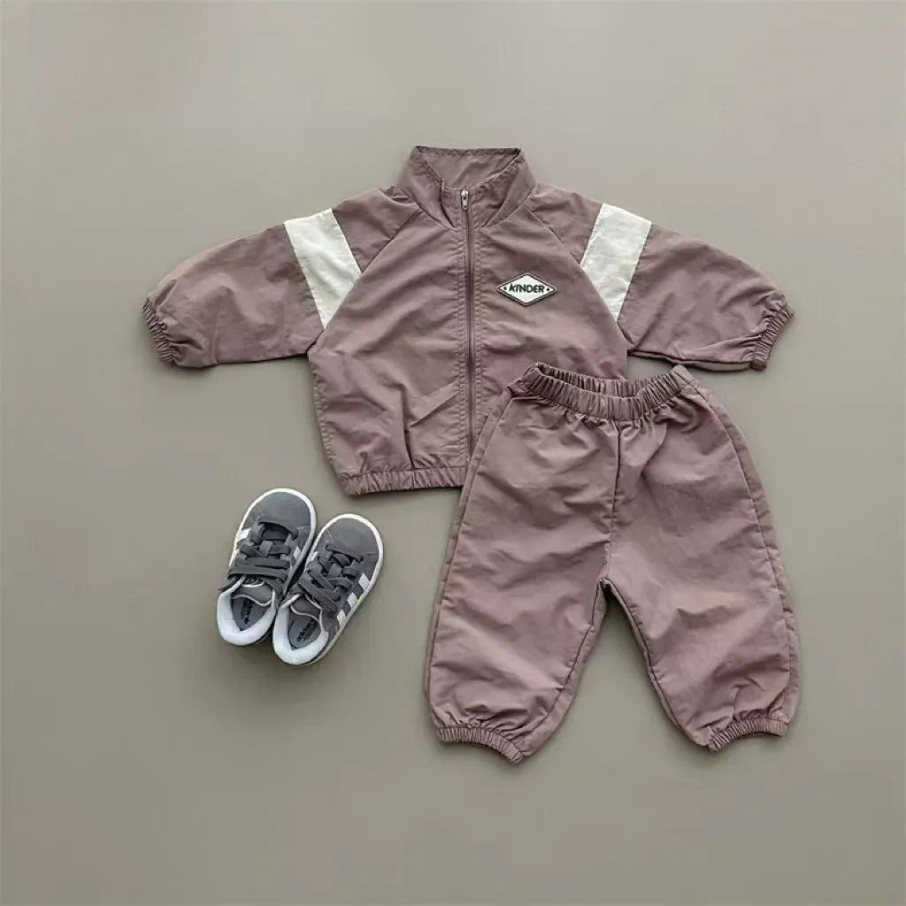 長袖セットアップ キッズトップス レースラッフル襟長袖Tシャツ 4カラー【mh0007365】