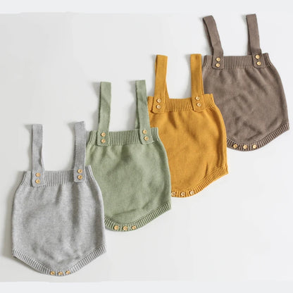 ノースリーブロンパース ベビーロンパース サスペンダーブルマ フリルブルマ 長袖Tシャツ【mh0003780】