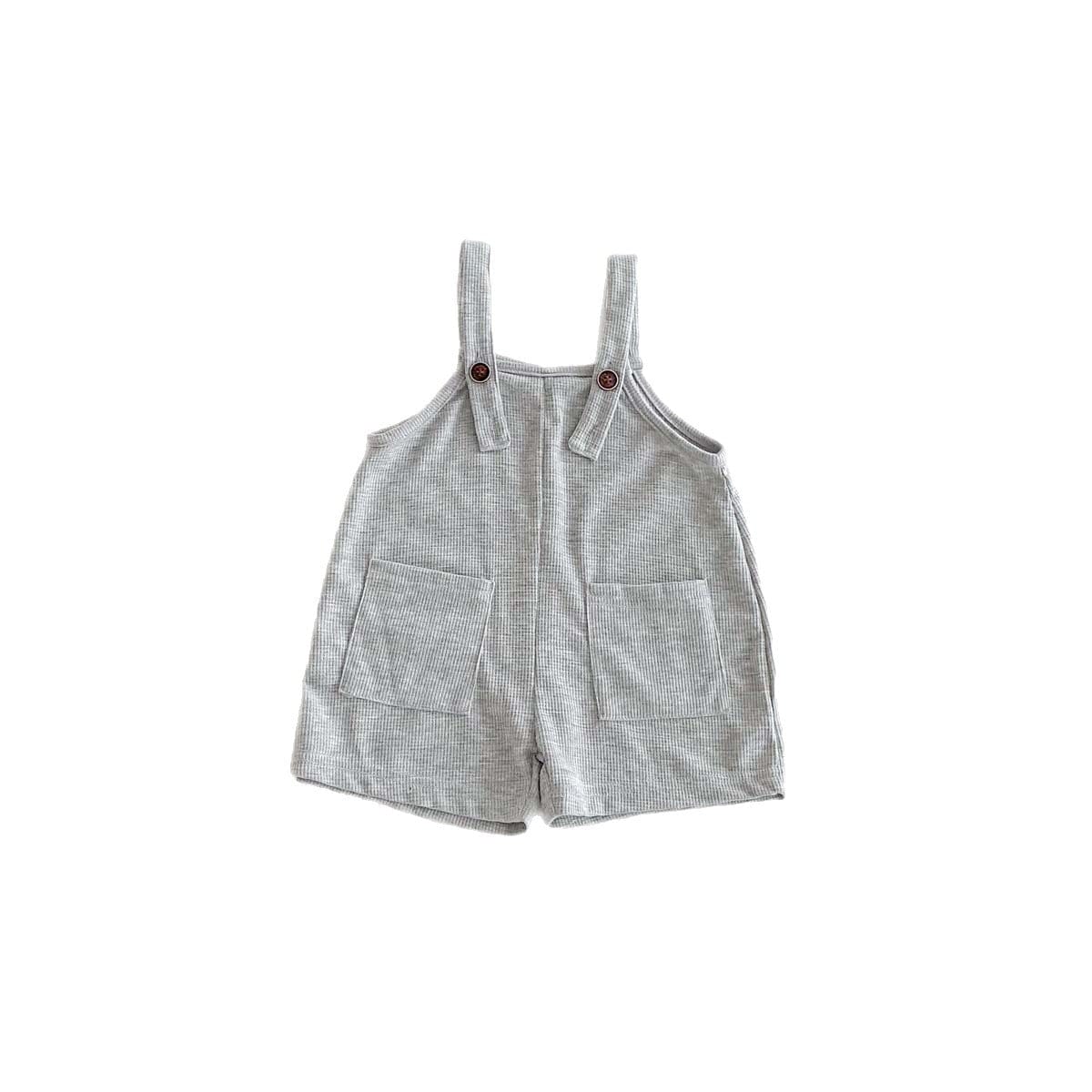 半袖セットアップ ルーズサスペンダーパンツサロペット/ヘンリーネック半袖Tシャツ【mh0009770】