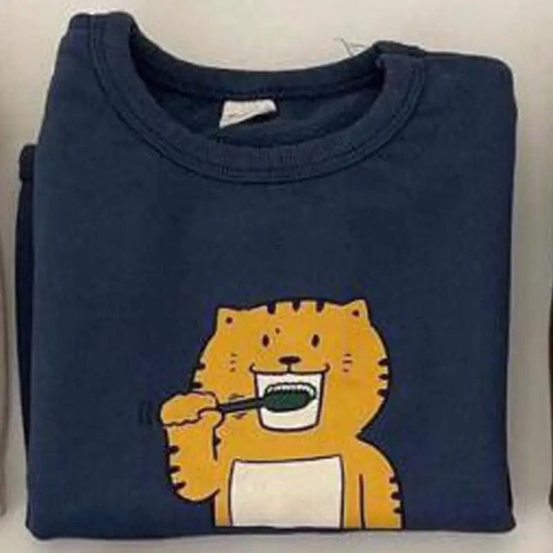 トレーナー・フーディ Tigger Tops / 9M/73cm ベビー アニマル 歯磨き トレーナー チェック パンツ【mh0000296】