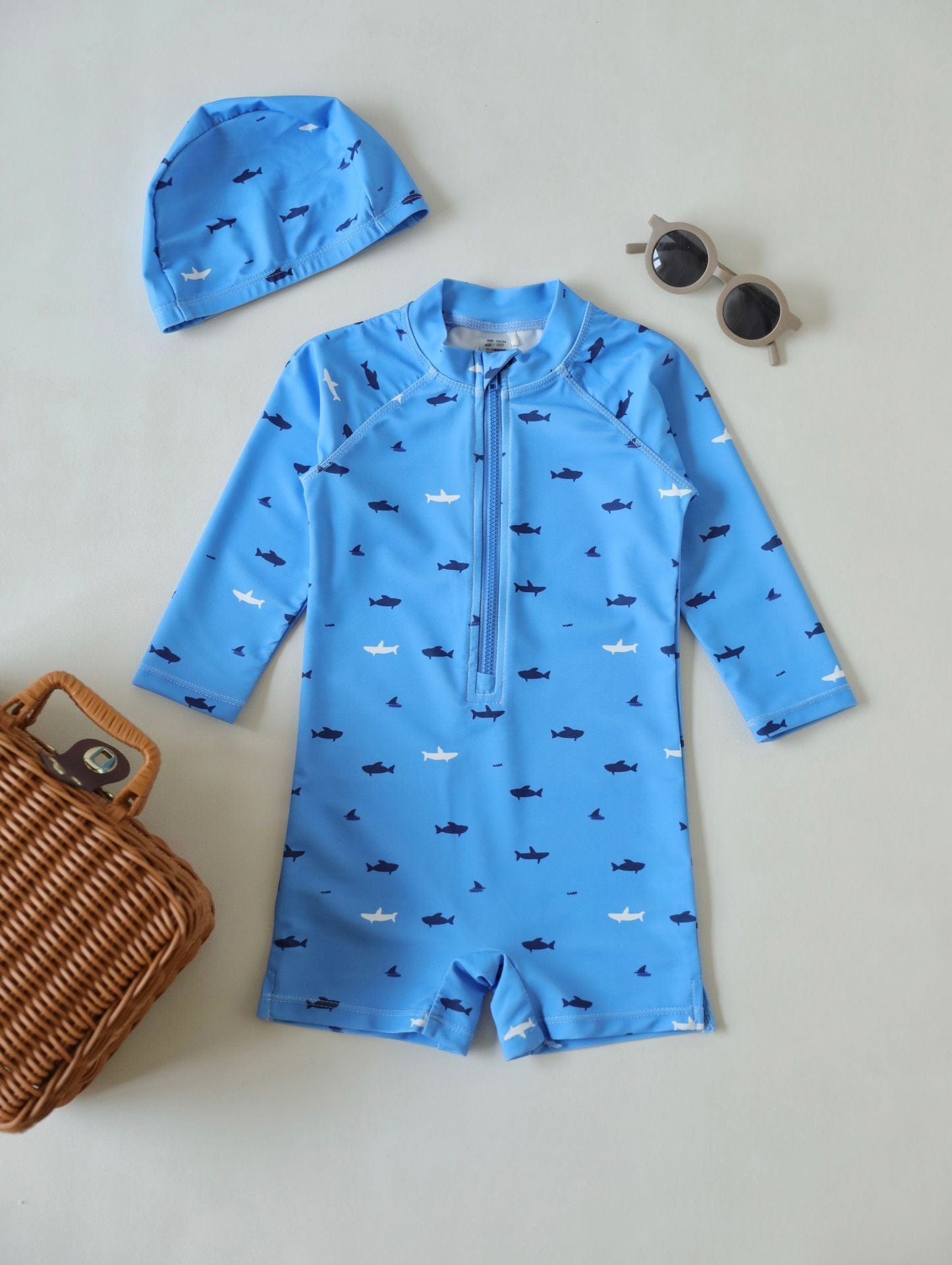 ベビー用水着 Underwater World / 80 ボーイズ水着 半袖つなぎスイムウェア ラッシュガード【mh0009360】