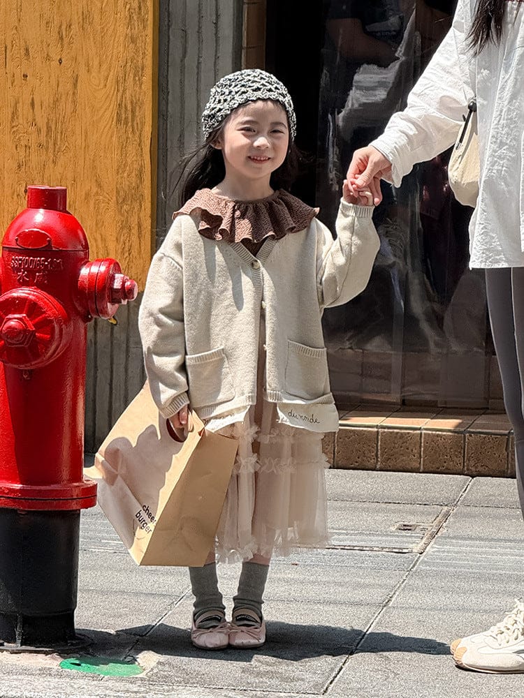 カーディガン・パーカー ニットVネックシンプルカーディガン【mh0011028】