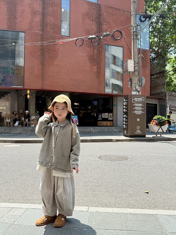 カーディガン・パーカー ニットVネックシンプルカーディガン【mh0011028】