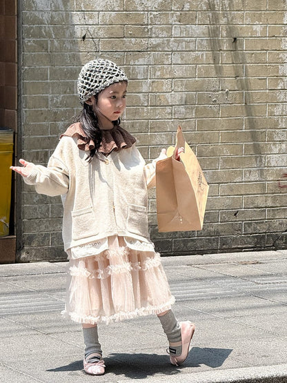 カーディガン・パーカー ニットVネックシンプルカーディガン【mh0011028】