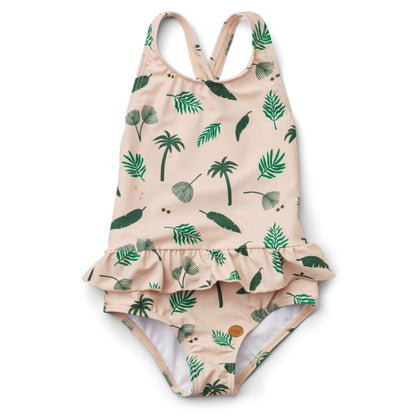 ベビー用水着 Vest swimsuit apricot plant / 80 ガールズ水着 ノースリーブワンピーススイムウェア ラッシュガード【mh0009342】