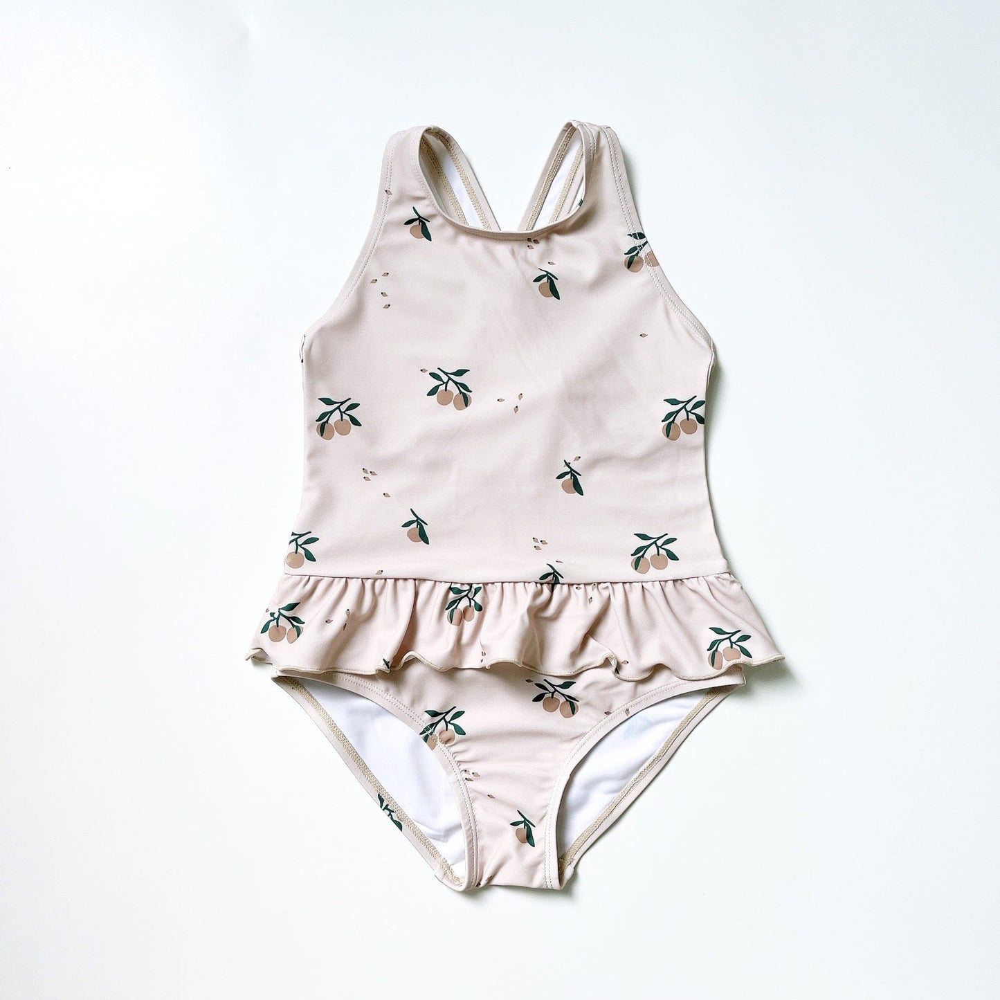 ベビー用水着 Vest swimsuit fruit / 80 ガールズ水着 ノースリーブワンピーススイムウェア ラッシュガード【mh0009342】