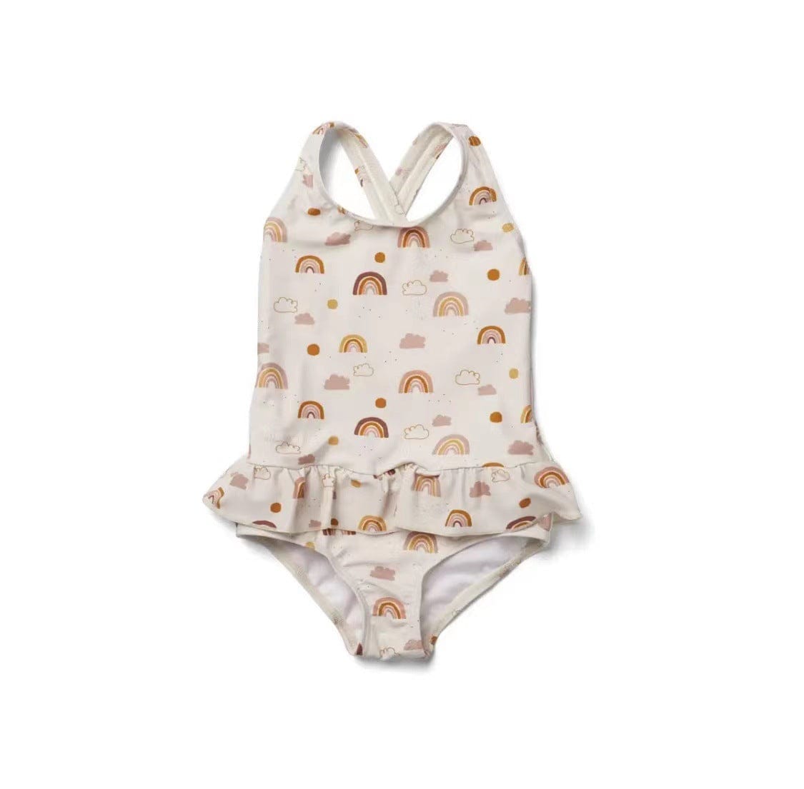 ベビー用水着 Vest swimsuit rainbow / 80 ガールズ水着 ノースリーブワンピーススイムウェア ラッシュガード【mh0009342】