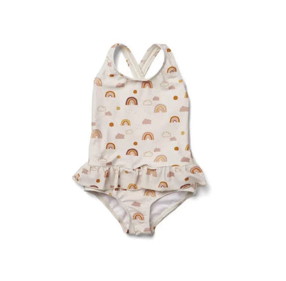 ベビー用水着 Vest swimsuit rainbow / 80 ガールズ水着 ノースリーブワンピーススイムウェア ラッシュガード【mh0009342】