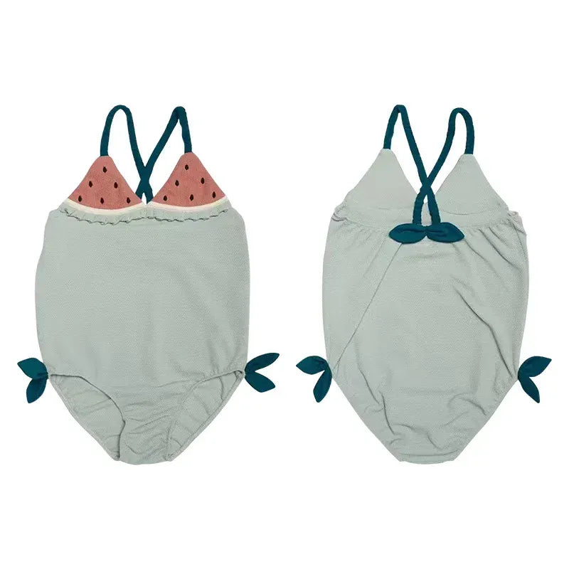 ベビー用水着 watermelon / 80cm 12M キッズ水着 ワンピース フルーツデザイン スイムウェア 3カラー【mh0005136】