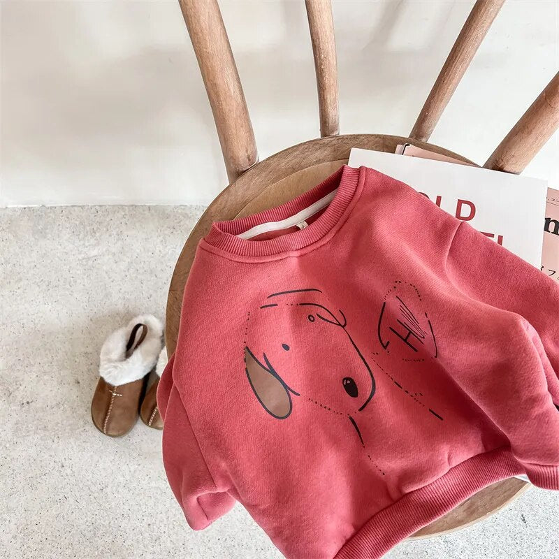 トレーナー・フーディ watermelon red / 80cm キッズ いぬ 犬 DOG スウェット 裏起毛 トレーナー