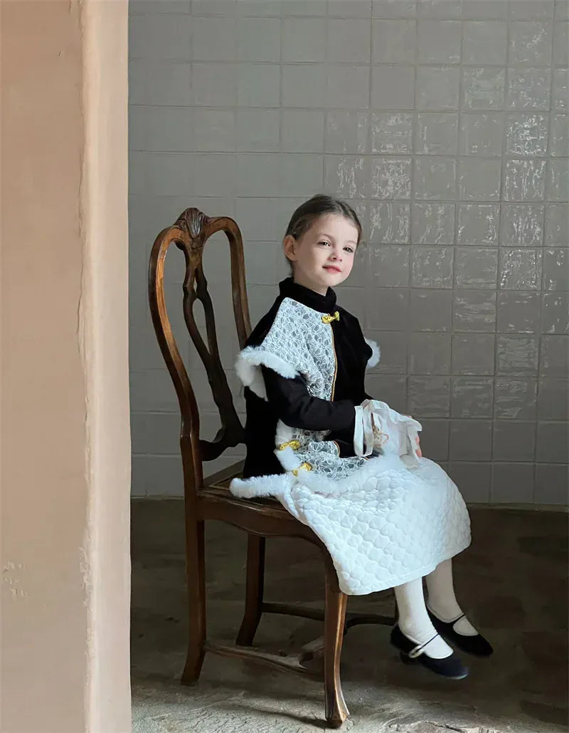 スカート white / 90cm キッズスカート キルティングスカート Aラインスカート ホワイト カーキ 2カラー ガールズ 女の子 子供服
