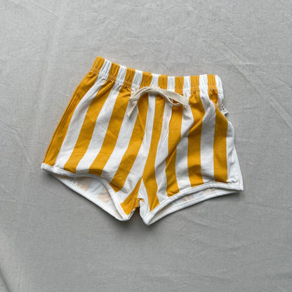 ハーフパンツ・ショートパンツ Yellow / 73cm ストライプショートパンツ【mh0009442】