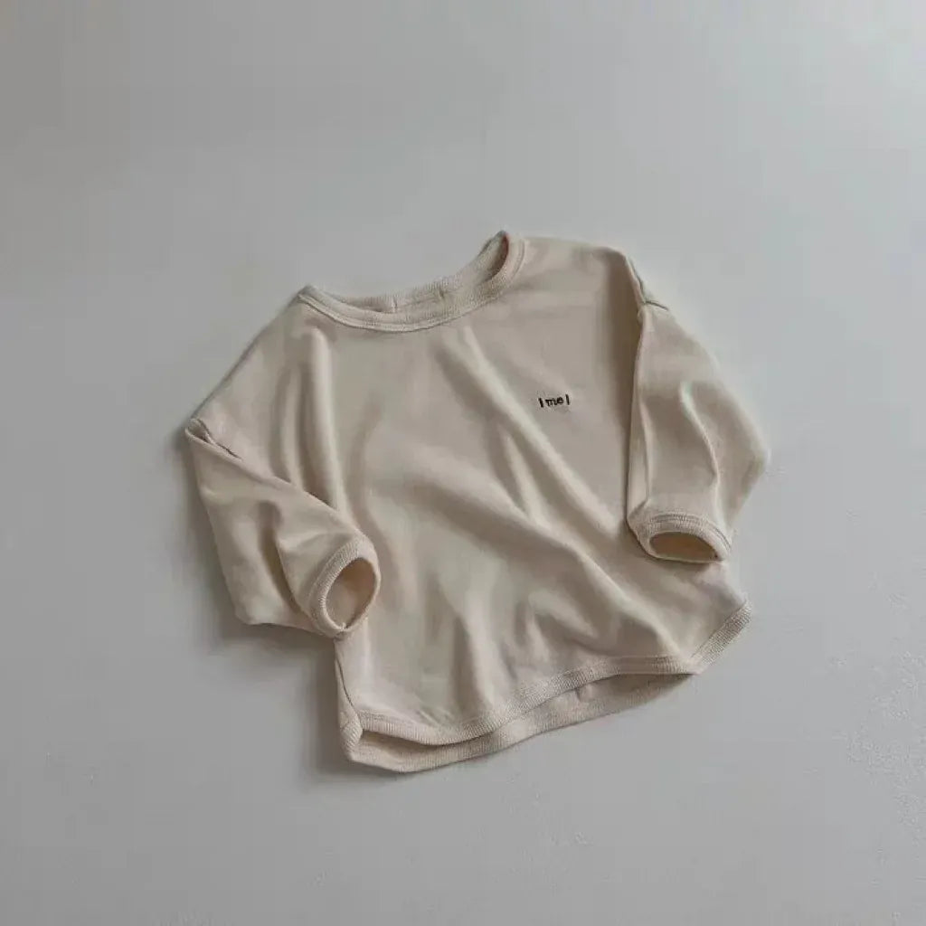 長袖Tシャツ Apricot / 9M  73CM ベビートップス シンプルベーシック長袖Tシャツ【mh0008268】