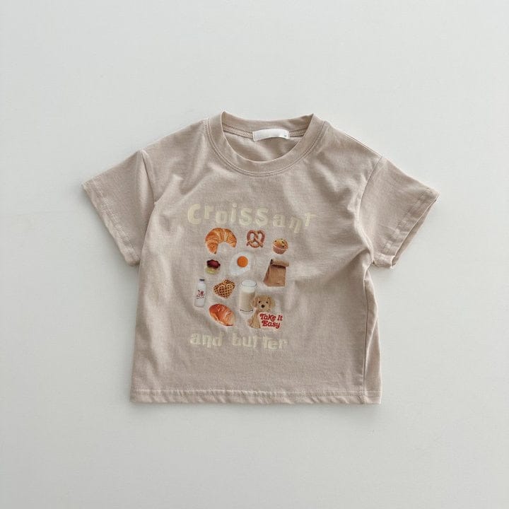 半袖Tシャツ coffee / 80cm キッズ ストロベリー スイーツ プリント 半袖 Tシャツ トップス ガールズ 6656